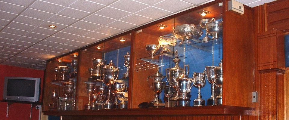 Vale of Leven Bowling Club Trophy Cabinet